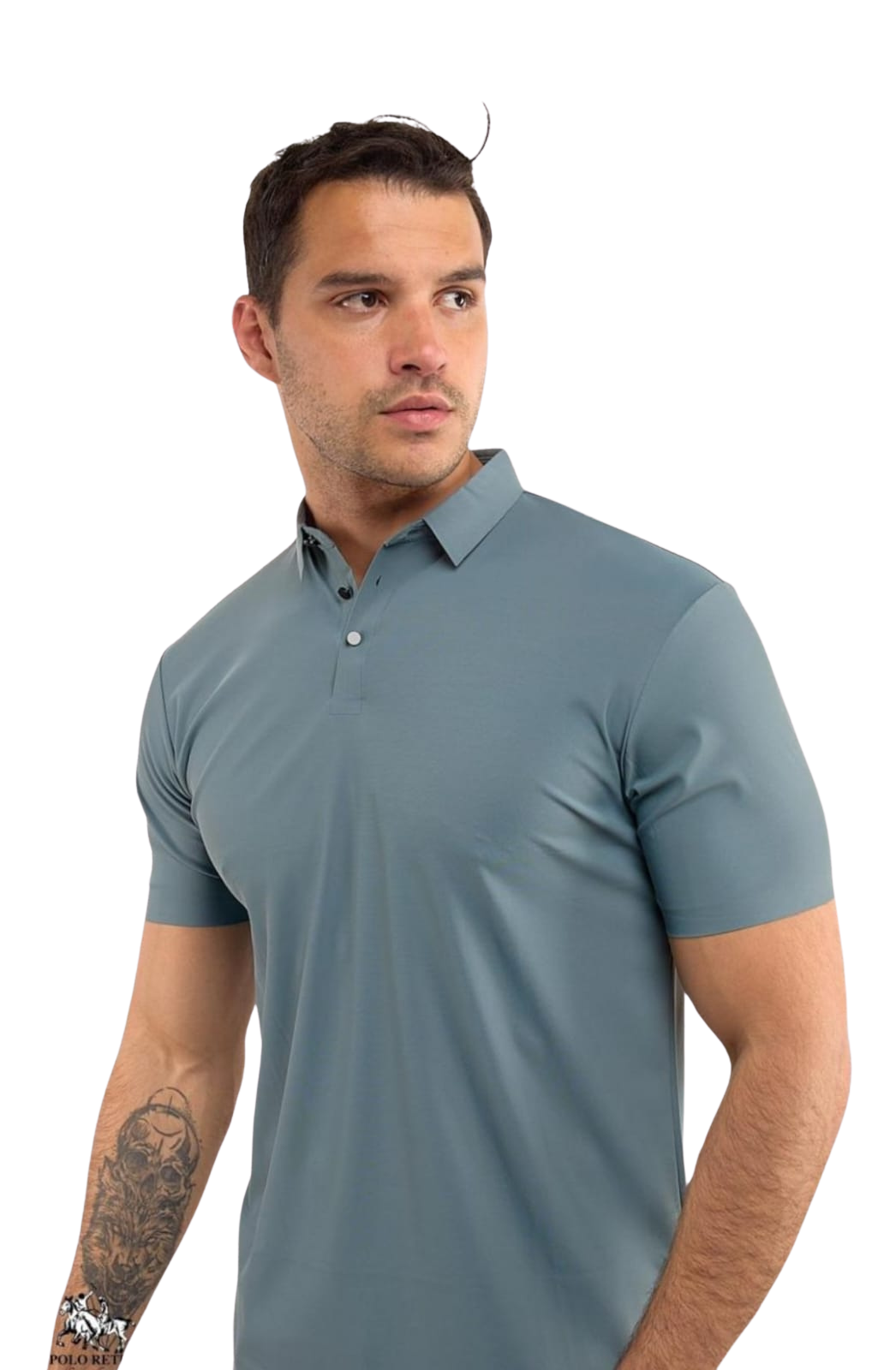 playera tipo polo lisa